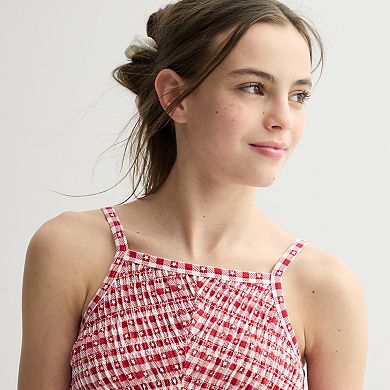 Girls 6-20 SO® Smocked Tank Top Dress in Regular & Plus Size
