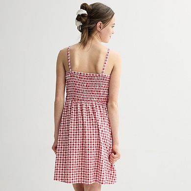 Girls 6-20 SO® Smocked Tank Top Dress in Regular & Plus Size