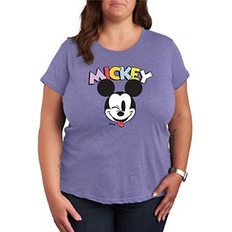 Plus Size Disney's Mickey Mouse Wink Graphic Tee