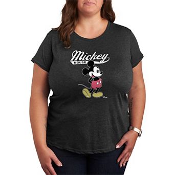 Plus Size Disney's Mickey Mouse Varsity Graphic Tee