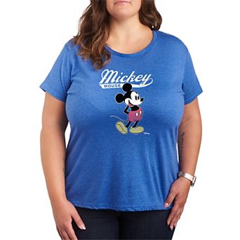 Plus Size Disney's Mickey Mouse Varsity Graphic Tee