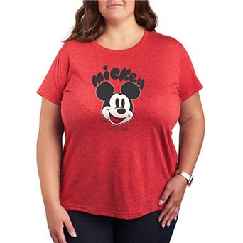Plus Size Disney's Mickey Mouse Head Graphic Tee