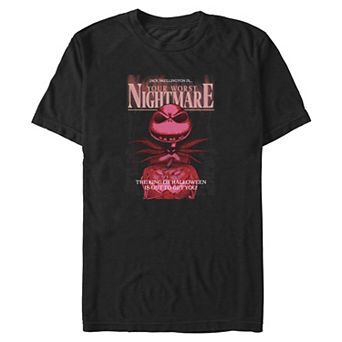 Big & Tall Disney's Jack Skellington Your Worst Nightmare Graphic Tee