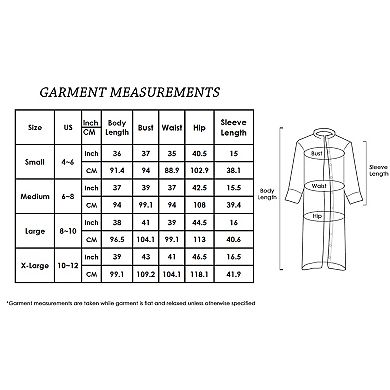 Women's Sheer Chiffon Long Tunic Blouse Shirt