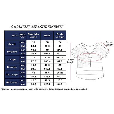 Women's All American Girl V Neck Top