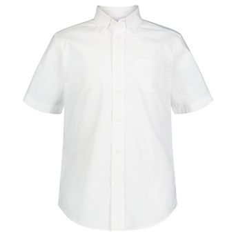 Boys 4-20 IZOD Short Sleeve Stretch Oxford Shirt