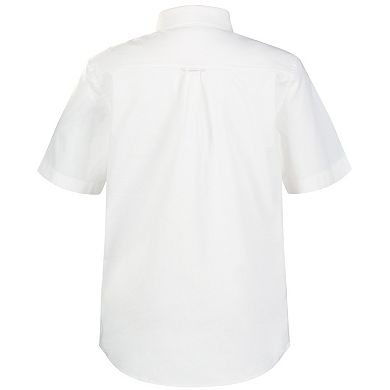 Boys 4-20 IZOD Short Sleeve Stretch Oxford Shirt