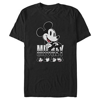 Big & Tall Disney's Mickey Mouse Retro Style Graphic Tee