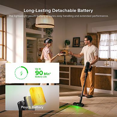 Roborock H60 Hub Ultra Cordless Vacuum Cleaner with Auto-Empty Dock & 90-Min Runtime