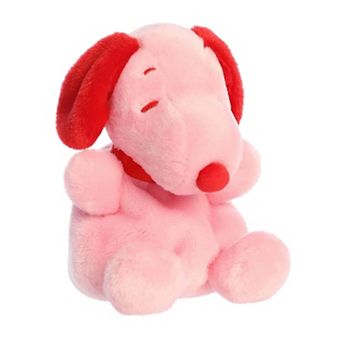 Aurora Mini Adorable Stuffed Animal 5" Snoopy Red & Pink Palm Pals Peanuts
