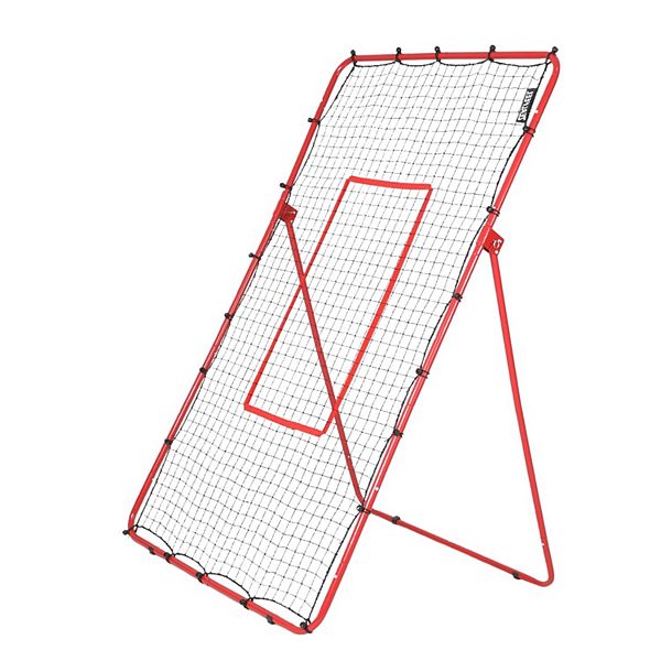 Zealfeel Volleyball Rebounder 4x7FT, 6-Angle Adjustable Bounce