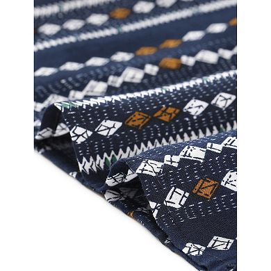 Women's Plus Size 2 Piece Resort Set, Boho Striped Peplum Tops and Wide Leg Loose Fit Pants