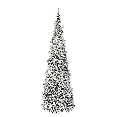 Pre-Lit 6FT/7.5FT Flocked Christmas Tree with Dual Lights, Full Snow-Kissed Tree