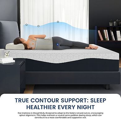 Luxury All-Foam Mattress Pressure Relief for Deep Sleep, Easy Unboxing for Restful Nights