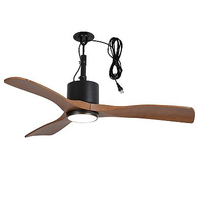 42" Classic Waterproof Wet Outdoor Gazebo Ceiling Fan with Light and Hook