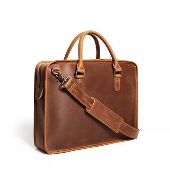 The Hemming Leather Laptop Bag Vintage Leather Briefcase
