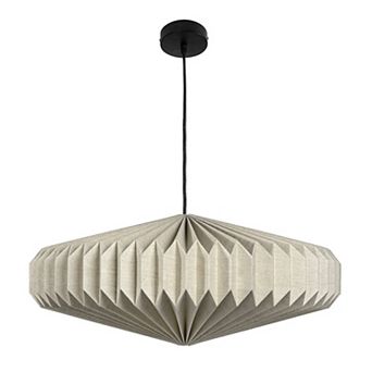 Nolan 21.25" Modern Vintage Honeycomb Shade LED Pendant Light
