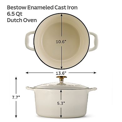 Tramontina Bestow 6.5-qt. Enameled Cast Iron Dutch Oven Pot with Lid