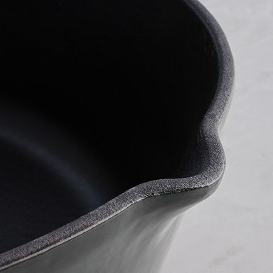 Tramontina Bestow 12-in. Enameled Cast Iron Skillet Frying Pan with Lid
