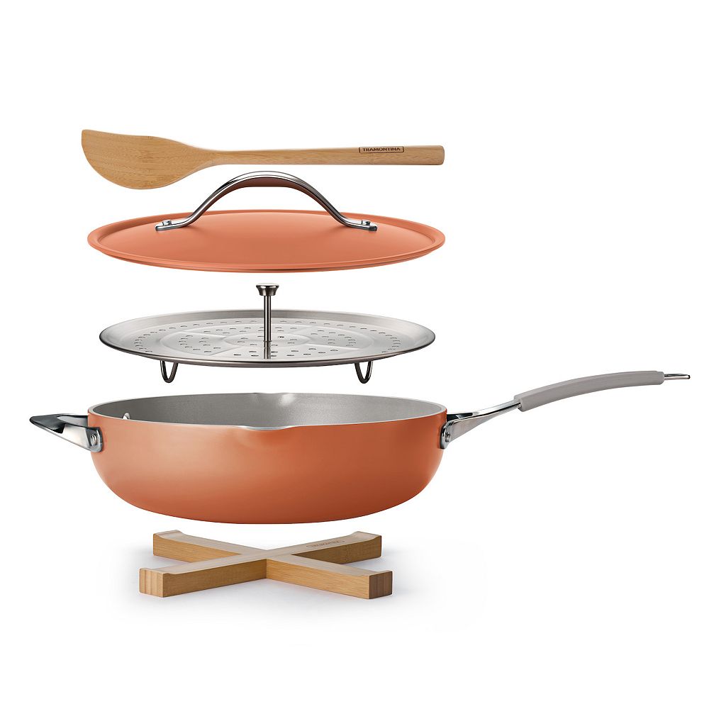 Tramontina All-in-One Plus 5-Quart Ceramic Nonstick Cooking Pan