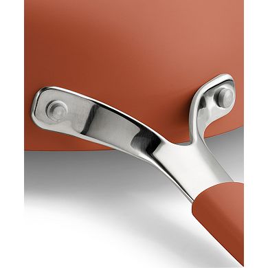 Tramontina Vue 7-Piece 5-Quart Ceramic Nonstick Cooking Pan Set with Glass Lid & Steamer Insert