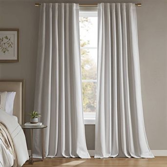 Madison Park Karien Sound Blocking & Total Blackout Set of 2 Window Curtain Panels