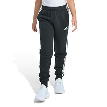 Girls 7-16 adidas Elastic Waistband 3-Stripe Jogger Pants