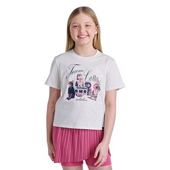 Girls 7-16 adidas Short Sleeve Graphic Cotton Tee