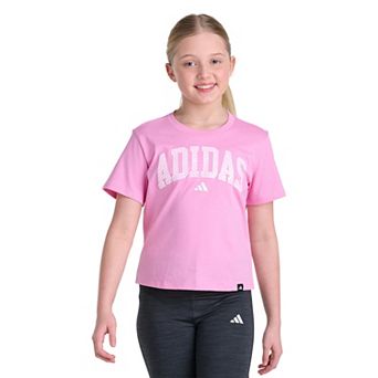 Girls 7-16 adidas Short Sleeve Graphic Cotton Tee