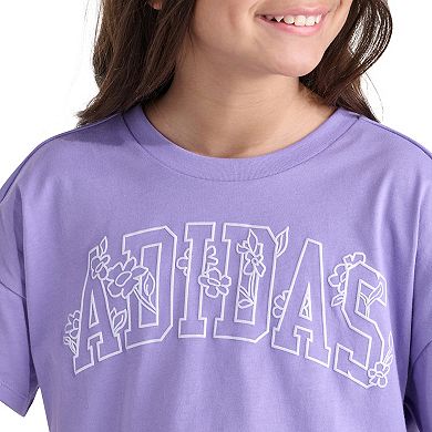 Girls 7-16 adidas Short Sleeve Drop Shoulder Tee