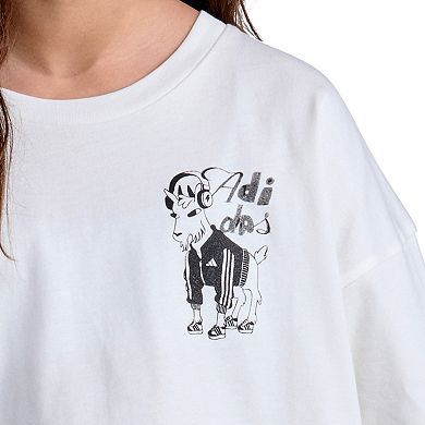 Girls 4-20 adidas Short Sleeve Boyfriend Graphic Tee