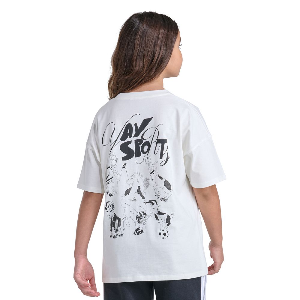 Girls 4-20 adidas Short Sleeve Boyfriend Graphic Tee