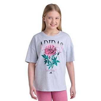 Girls 4-20 adidas Short Sleeve Boyfriend Graphic Tee