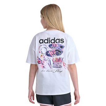 Girls 4-20 adidas Short Sleeve Boyfriend Graphic Tee