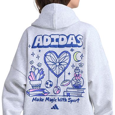 Girls 4-20 adidas Graphic Long Sleeve Pullover Hoodie