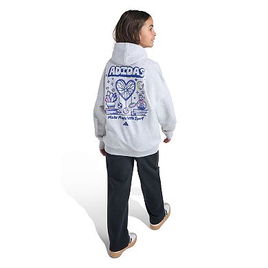 Girls 4-20 adidas Graphic Long Sleeve Pullover Hoodie