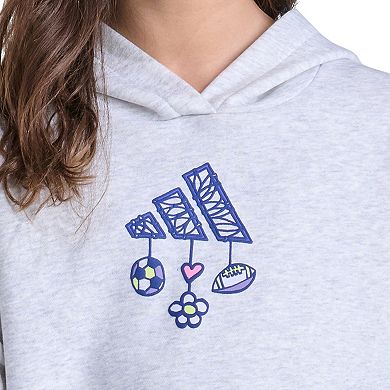Girls 4-20 adidas Graphic Long Sleeve Pullover Hoodie