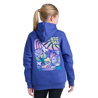 Girls 4-20 adidas Graphic Long Sleeve Pullover Hoodie