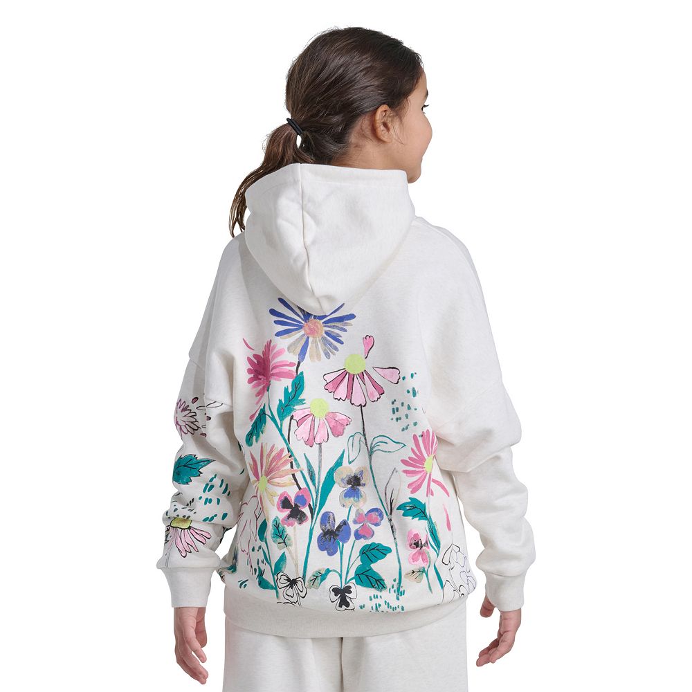 Girls 4-20 adidas Graphic Long Sleeve Pullover Hoodie
