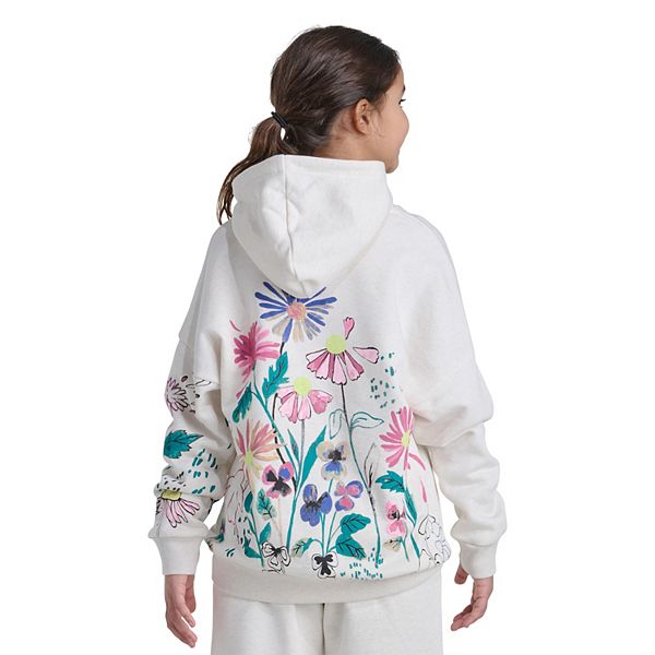 Girls 4-20 adidas Graphic Long Sleeve Pullover Hoodie