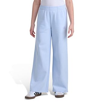 Girls 7-16 adidas Elastic Waistband Wide Leg Fleece Pants