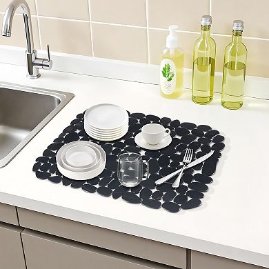 1Pc Pebble Sink Mat for Stainless Steel Sinks, Sink Protectors for Kitchen Sink 15.7*11.8 in