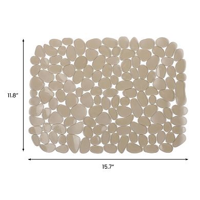 1Pc Pebble Sink Mat for Stainless Steel Sinks, Sink Protectors for Kitchen Sink 15.7*11.8 in