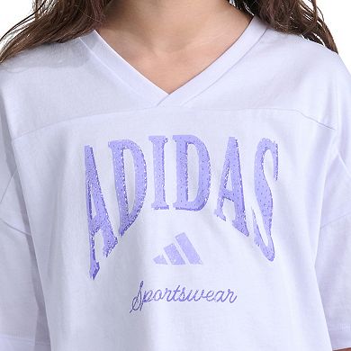 Girls 4-20 adidas Short Sleeve Collegiate Graphic Tee