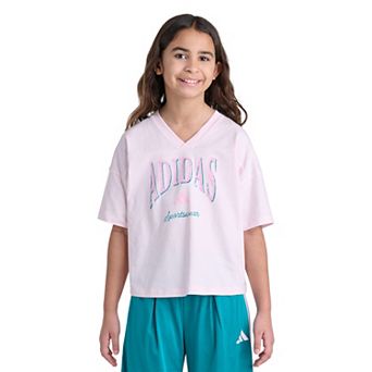 Girls 4-20 adidas Short Sleeve Collegiate Graphic Tee