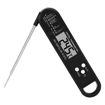 Digital Meat Thermometer, Foldable Instant Read Food Cooking Thermometer 6.0x1.3x0.7 inch