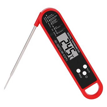 Digital Meat Thermometer, Foldable Instant Read Food Cooking Thermometer 6.0x1.3x0.7 inch