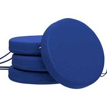 Outsunny Outdoor Chair Cushions Set of 4 Round Seat Cushions