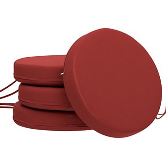 Outsunny Outdoor Chair Cushions Set of 4 Round Seat Cushions