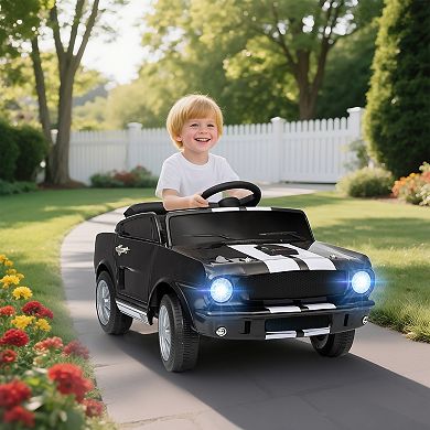 Qaba 12V Battery Powered Electric Vehicle, Licensed Kids Ride On Car